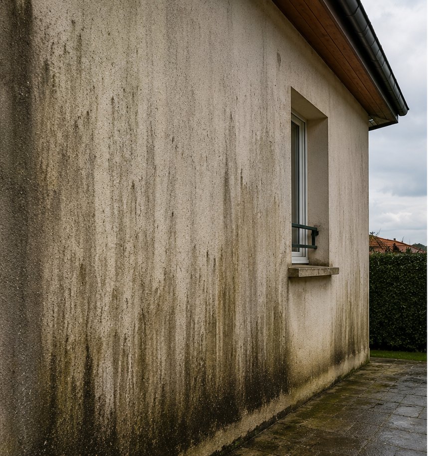 Avant — façade encrassée
